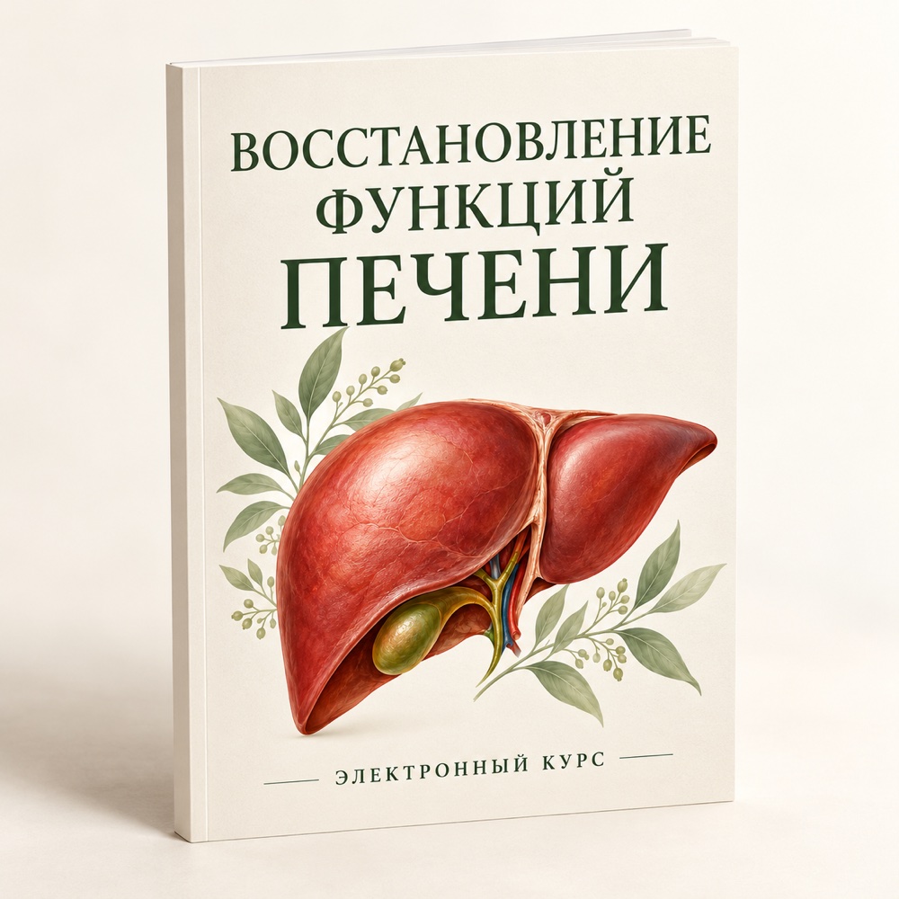 Liver function recovery online course — an illustrated guide cover mockup